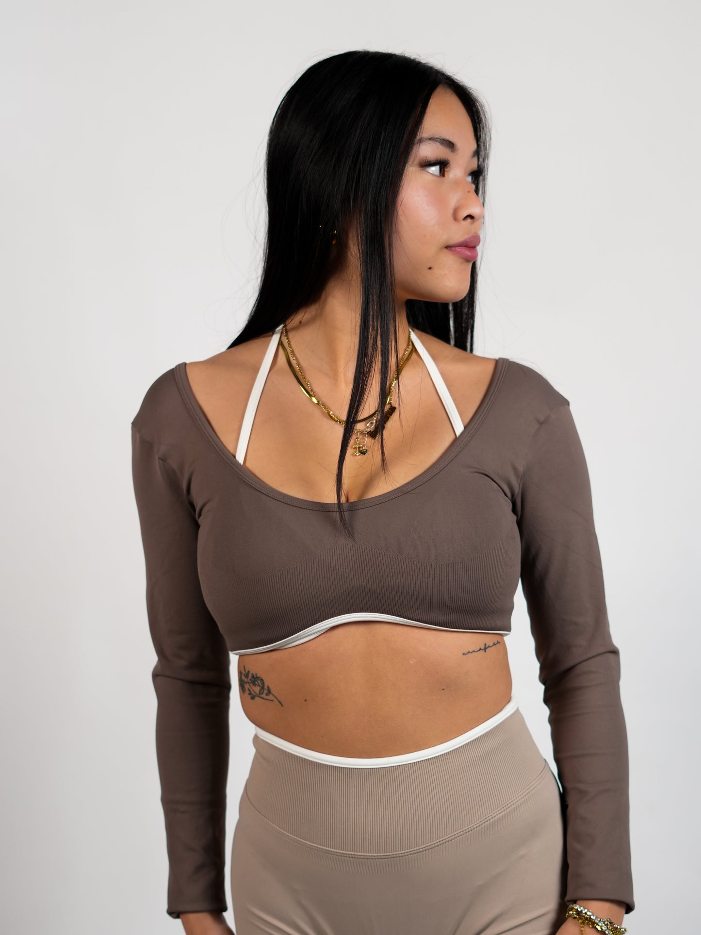 Long Sleeve Signature Mocha