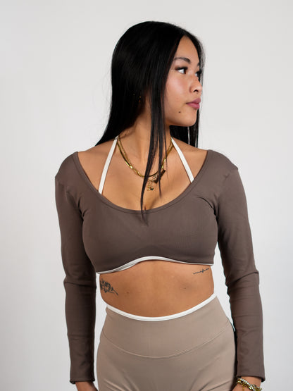 Long Sleeve Signature Mocha