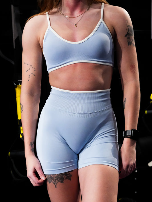 Sport Bra Signature Baby Blue