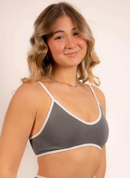 Sport Bra Signature Gray