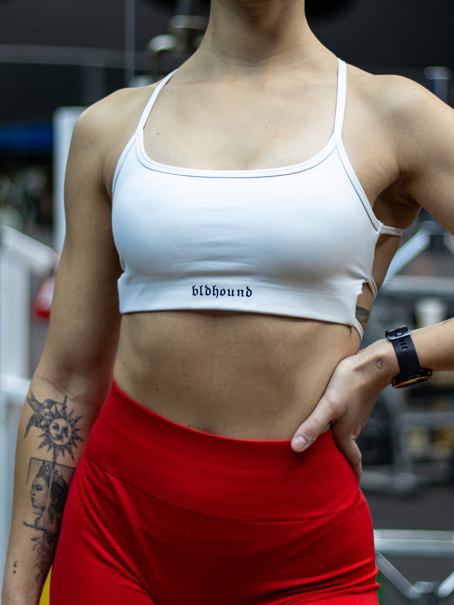 Brassière de Sport Core Bldhound Blanc