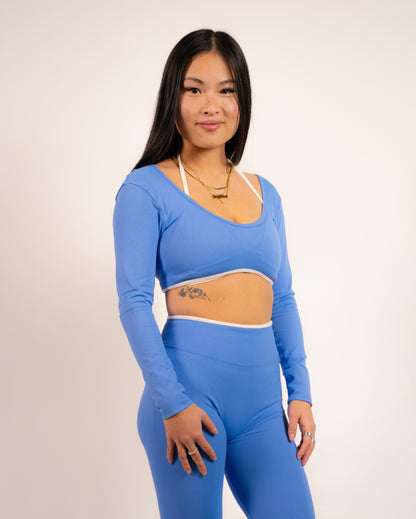 Long sleeve signature Azure